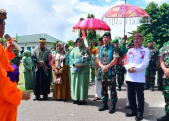 Bupati Saipul Sambut Kedatangan Danrem 133/NWB di Markas Kodim 1313/Pohuwato
