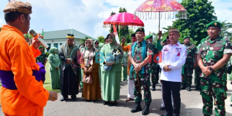 Bupati Saipul Sambut Kedatangan Danrem 133/NWB di Markas Kodim 1313/Pohuwato