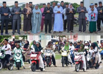 Meriahkan Peringatan 1 Muharram, Wabup Suharsi Igirisa Sambut Ratusan Peserta Pawai Hijratul Rasul