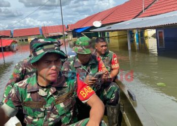 Air Danau Limboto Meluap, TNI Gerak Cepat Bantu Evakuasi Warga