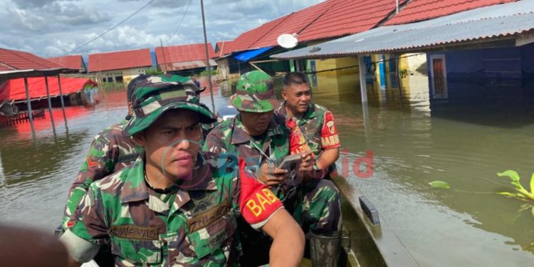 Air Danau Limboto Meluap, TNI Gerak Cepat Bantu Evakuasi Warga