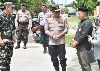 Danrem 133/NW Bersama Kapolda Gorontalo Tinjau Langsung Pelaksanaan PSU di Pohuwato