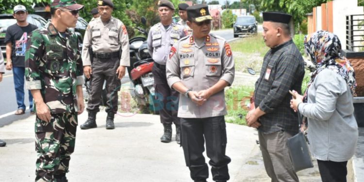 Danrem 133/NW Bersama Kapolda Gorontalo Tinjau Langsung Pelaksanaan PSU di Pohuwato