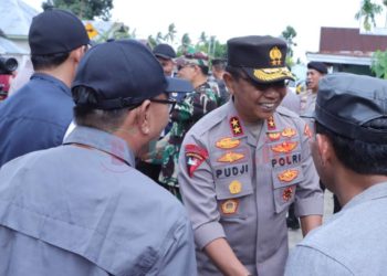 Cek TPS di 2 Kabupaten, Kapolda Gorontalo Pastikan PSU Berjalan Lancar