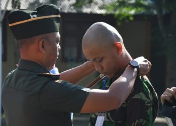 Dandim 1304/Gorontalo Buka Latsardik Taruna-Taruni SMA Terpadu Wira Bhakti Angkatan XXIII
