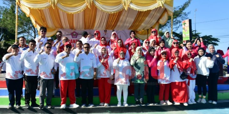 Sekda Pohuwato Pimpin Pencanangan HUT ke-79 Kemerdekaan RI