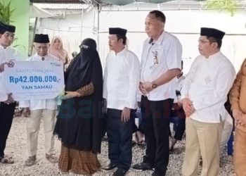 Yan Samaun Meninggal, Pemkab Pohuwato dan BPJS Ketenagakerjaan Serahkan Santunan JKM Rp42 Juta