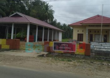 Proyek Aula Kantor Desa Pelambane Disorot, Warga: Anggaran dan hasil bangunan sangat tidak rasional