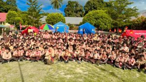 Asah Mental dan Fisik, 149 Siswa SMP Negeri 2 Marisa Ikuti Perkemahan Pramuka Penggalang