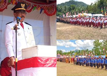 Khidmatnya Upacara HUT RI ke-79 di Taluditi, Ini Rangkaian Kegiatannya