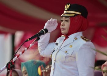 Penurunan Bendera HUT ke-79 RI di Pohuwato, Wabup Suharsi Pimpin Upacara