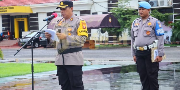 Pastikan Kesiapan Pengamanan Pilkada, Polres Pohuwato Gelar Apel Operasi Mantap Praja Otanaha 2024