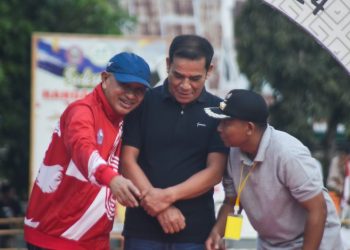 Kemeriahan Penutupan Randangan Cup VII, Bupati Saipul Serukan Kebersamaan