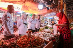 Antisipasi Inflasi, Wabup Pohuwato Sidak Pasar Tradisional Marisa