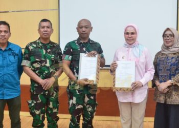 Pembangunan Jalan Tulabolo-Pinogu Dipercepat, Dandim 1304 Teken Kerjasama dengan Bupati Bone Bolango