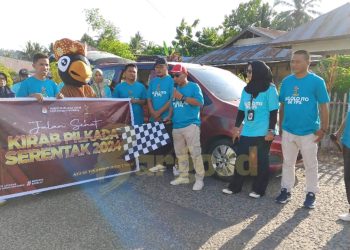Untuk Tingkatkan Partisipasi Pemilih, KPU Pohuwato Gelar Kirab Pilkada Serentak 2024