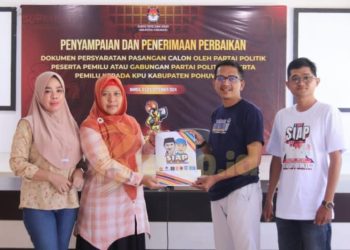 KPU Pohuwato Terima Perbaikan Dokumen Syarat Pasangan Calon Pilkada 2024