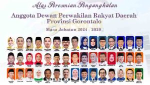 45 Anggota DPRD Provinsi Gorontalo Resmi Dilantik