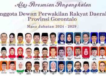 45 Anggota DPRD Provinsi Gorontalo Resmi Dilantik