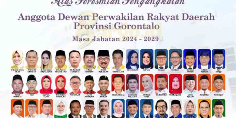45 Anggota DPRD Provinsi Gorontalo Resmi Dilantik