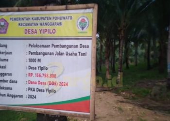LPKP Pohuwato Kritik Keterlambatan Proyek Infrastruktur Desa Yipilo-Wanggarasi