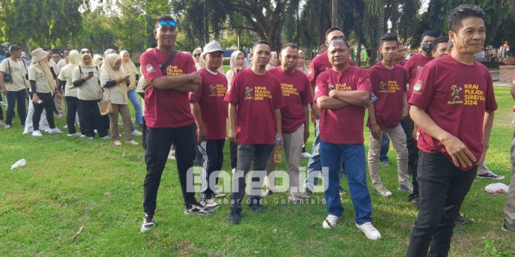 KPU Pohuwato Gelar Kirab Pilkada 2024, Sosialisasikan Pentingnya Partisipasi Pemilih