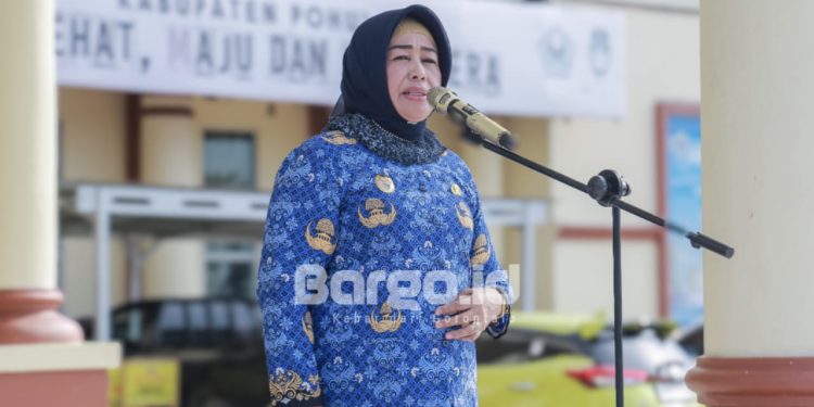 Wabup Suharsi Igirisa Pimpin Apel Korpri, Serahkan SK CPNS dan SK Pensiun