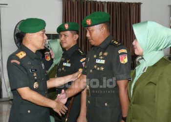 Brigjen TNI Hari Pahlawantoro Pimpin Serah Terima Jabatan di Korem 133/NW, 1 diantaranya Letkol Inf Aribowo Dwi Hartanto
