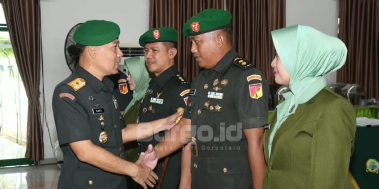 Brigjen TNI Hari Pahlawantoro Pimpin Serah Terima Jabatan di Korem 133/NW, 1 diantaranya Letkol Inf Aribowo Dwi Hartanto
