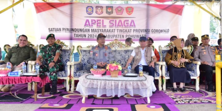 Apel Siaga Satlinmas Tingkat Provinsi Gorontalo Digelar di Pohuwato