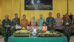 Kodim 1313 Pohuwato Rayakan HUT ke-6, Plt Bupati Suharsi Igirisa: TNI Pilar Keamanan Daerah