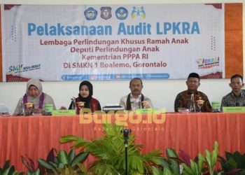 Kunjungan Tim LPKRA ke Boalemo, Pj Bupati Sherman Moridu Komitmen Wujudkan Sekolah Ramah Anak