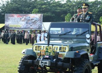 Semarak HUT TNI ke-79: Korem 133/Nani Wartabone Laksanakan Upacara dan Beragam Atraksi