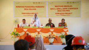 PT PETS Wujudkan Komitmen Sosial, Renovasi Sekolah dan Puskesmas di Desa Hulawa
