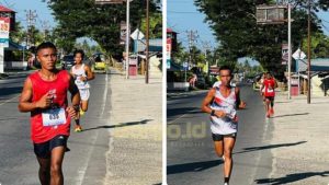 Prajurit Yonif 713/Satya Tama Sapu Bersih Juara Fun Run 8 KM di Paguat