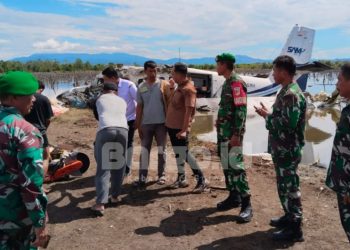 Dandim Letkol Inf Madiyan Surya Pimpin Evakuasi Korban Jatuhnya Pesawat di Pohuwato