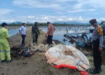 Polres Pohuwato Bergerak Cepat Evakuasi Korban Kecelakaan Pesawat