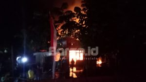 Kebakaran Melanda Rumah Warga di Paguat Pohuwato, Penyebab Masih Diselidiki