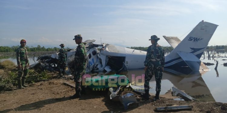 Proses Evakuasi Pesawat Jatuh di Pohuwato Tuntas, KNKT Fokus pada Penyelidikan