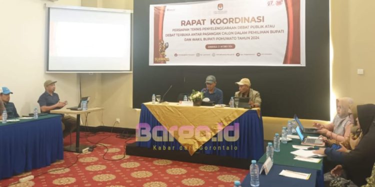 Debat Publik Pilkada Pohuwato: KPU Fokus Matangkan Skema dan Materi