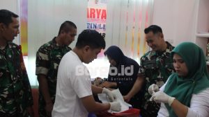 Bantu Warga Kurang Mampu, Kodim 1315/Kabupaten Gorontalo Adakan Khitanan Gratis