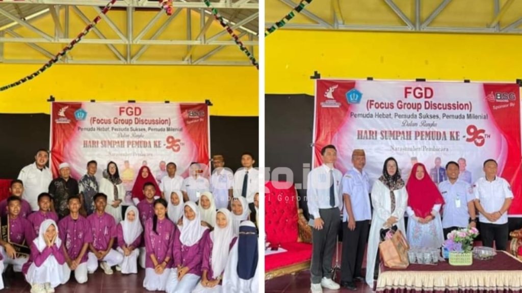 FGD Hari Sumpah Pemuda, SMP Negeri 1 Lemito Dorong Siswa Raih Sukses Tanpa Batas