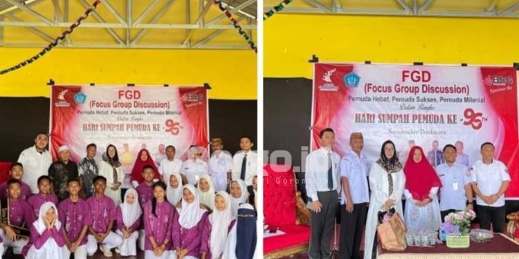 FGD Hari Sumpah Pemuda, SMP Negeri 1 Lemito Dorong Siswa Raih Sukses Tanpa Batas