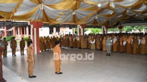 Pimpin Apel Awal Bulan, Pj Bupati Sherman Moridu Serukan Netralitas ASN