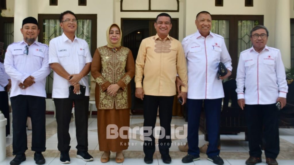 Plt Bupati Suharsi Igirisa Terima Silaturahmi Ketua PMI Gorontalo, Ini yang Dibahas