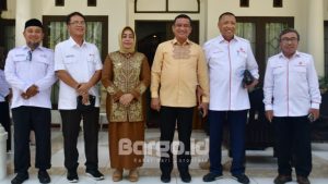 Plt Bupati Suharsi Igirisa Terima Silaturahmi Ketua PMI Gorontalo, Ini yang Dibahas