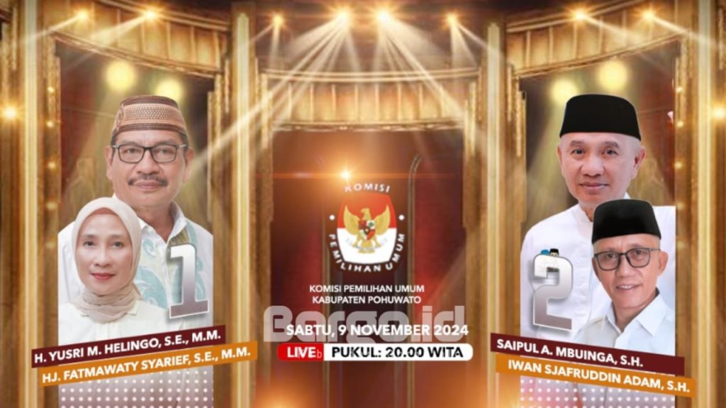 Debat Kedua Calon Bupati Pohuwato 2024 Siap Digelar, Simpatisan yang Bisa Masuk Terbatas