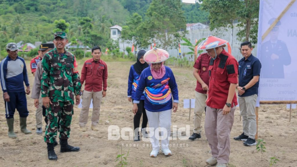 Dukung Ketahanan Pangan, Dandim 1313 Letkol Inf Madiyan Surya Tanam Pangan di Lapas Kelas IIB Pohuwato