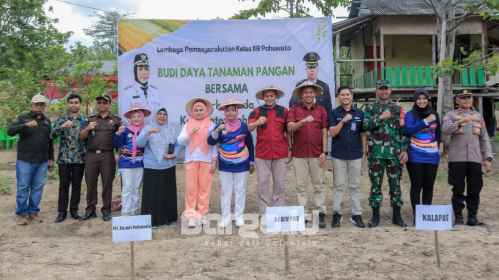 Lapas Pohuwato Gelar Penanaman Pangan: Berdayakan Warga Binaan dengan Keterampilan Bertani