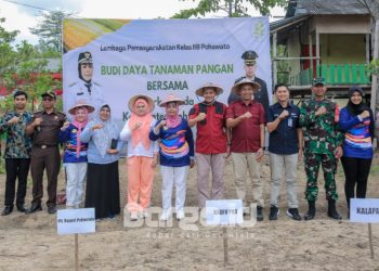 Lapas Pohuwato Gelar Penanaman Pangan: Berdayakan Warga Binaan dengan Keterampilan Bertani